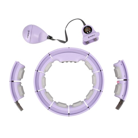 HHM13 HULA HOP VIOLET Z MAGNESAMI I OBCIĄŻNIKIEM + LICZNIK HMS HMS HHM13 HULA HOP VIOLET Z MAGNESAMI I OBCIĄŻNIKIEM + LICZNIK HMS HMS