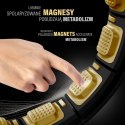 HHM13 NEW HULA HOP BLACK/GOLD Z MAGNESAMI I OBCIĄŻNIKIEM + LICZNIK HMS HMS