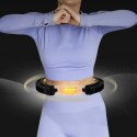 HHM13 NEW HULA HOP BLACK/GOLD Z MAGNESAMI I OBCIĄŻNIKIEM + LICZNIK HMS HMS
