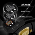HHM13 NEW HULA HOP BLACK/GOLD Z MAGNESAMI I OBCIĄŻNIKIEM + LICZNIK HMS HMS