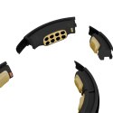 HHM13 NEW HULA HOP BLACK/GOLD Z MAGNESAMI I OBCIĄŻNIKIEM + LICZNIK HMS HMS