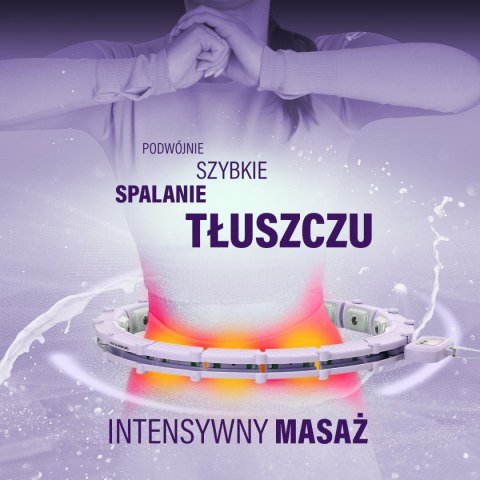 HHM14 HULA HOP VIOLET Z MAGNESAMI I OBCIĄŻNIKIEM + LICZNIK HMS HMS HHM14 HULA HOP VIOLET Z MAGNESAMI I OBCIĄŻNIKIEM + LICZNIK HMS HMS