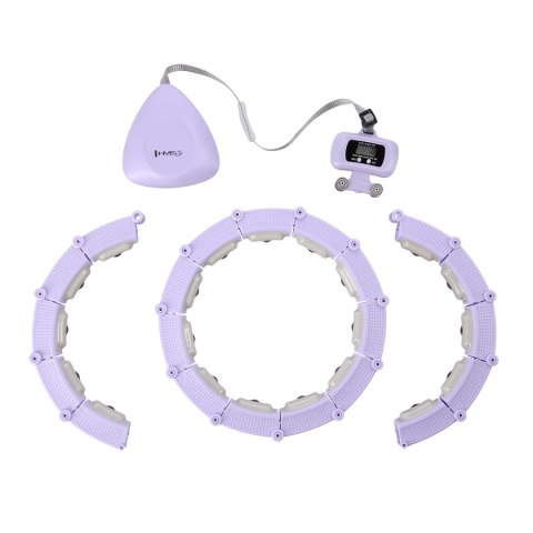 HHM14 HULA HOP VIOLET Z MAGNESAMI I OBCIĄŻNIKIEM + LICZNIK HMS HMS HHM14 HULA HOP VIOLET Z MAGNESAMI I OBCIĄŻNIKIEM + LICZNIK HMS HMS