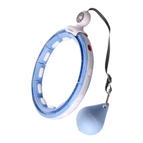 HHM15 HULA HOP BLUE Z MAGNESEM I OBCIĄŻNIKIEM + LICZNIK HMS HMS HHM15 HULA HOP BLUE Z MAGNESEM I OBCIĄŻNIKIEM + LICZNIK HMS HMS
