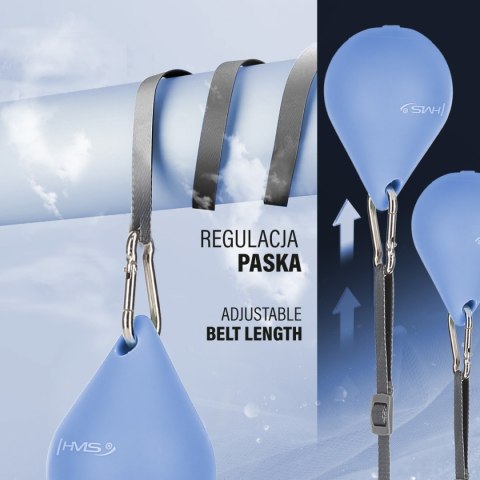 HHM15 HULA HOP BLUE Z MAGNESEM I OBCIĄŻNIKIEM + LICZNIK HMS HMS HHM15 HULA HOP BLUE Z MAGNESEM I OBCIĄŻNIKIEM + LICZNIK HMS HMS