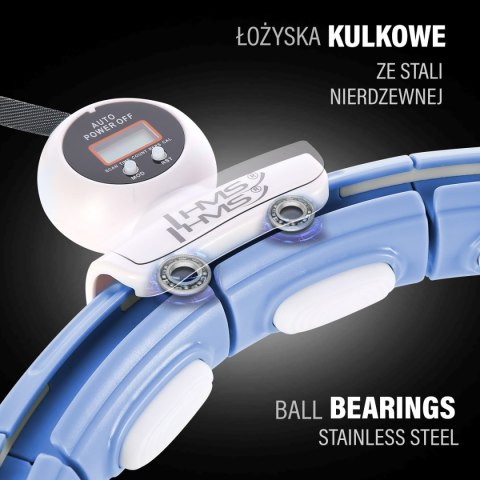 HHM15 HULA HOP BLUE Z MAGNESEM I OBCIĄŻNIKIEM + LICZNIK HMS HMS HHM15 HULA HOP BLUE Z MAGNESEM I OBCIĄŻNIKIEM + LICZNIK HMS HMS