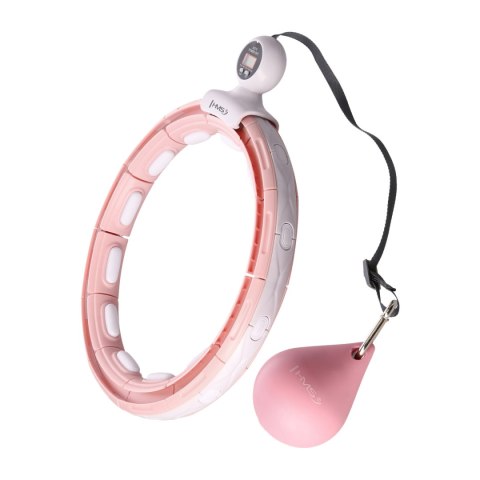HHM15 HULA HOP PINK Z MAGNESEM I OBCIĄŻNIKIEM + LICZNIK HMS HMS HHM15 HULA HOP PINK Z MAGNESEM I OBCIĄŻNIKIEM + LICZNIK HMS HMS