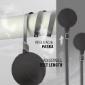 HHM16 HULA HOP BLACK/PINK Z MAGNESAMI I OBCIĄŻNIKIEM + LICZNIK HMS HMS