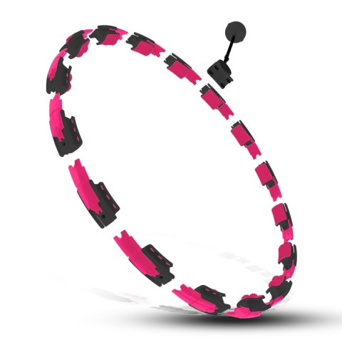 HHM16 HULA HOP BLACK/PINK Z MAGNESAMI I OBCIĄŻNIKIEM + LICZNIK HMS HMS HHM16 HULA HOP BLACK/PINK Z MAGNESAMI I OBCIĄŻNIKIEM + LICZNIK HMS HMS