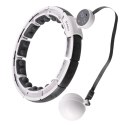 HHM16 HULA HOP WHITE Z MAGNESAMI I OBCIĄŻNIKIEM + LICZNIK HMS HMS