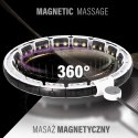 HHM16 HULA HOP WHITE Z MAGNESAMI I OBCIĄŻNIKIEM + LICZNIK HMS HMS