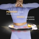 HHM16 HULA HOP WHITE Z MAGNESAMI I OBCIĄŻNIKIEM + LICZNIK HMS HMS