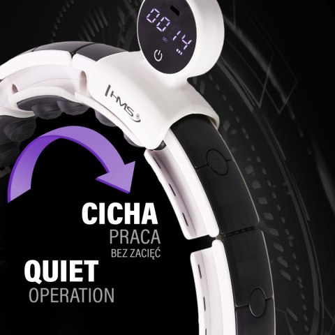 HHM16 HULA HOP WHITE Z MAGNESAMI I OBCIĄŻNIKIEM + LICZNIK HMS HMS HHM16 HULA HOP WHITE Z MAGNESAMI I OBCIĄŻNIKIEM + LICZNIK HMS HMS