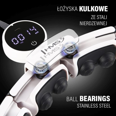 HHM16 HULA HOP WHITE Z MAGNESAMI I OBCIĄŻNIKIEM + LICZNIK HMS HMS HHM16 HULA HOP WHITE Z MAGNESAMI I OBCIĄŻNIKIEM + LICZNIK HMS HMS