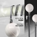 HHM16 HULA HOP WHITE Z MAGNESAMI I OBCIĄŻNIKIEM + LICZNIK HMS HMS