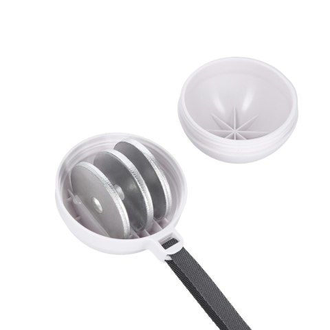 HHM16 HULA HOP WHITE Z MAGNESAMI I OBCIĄŻNIKIEM + LICZNIK HMS HMS HHM16 HULA HOP WHITE Z MAGNESAMI I OBCIĄŻNIKIEM + LICZNIK HMS HMS