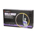 HHP005 GREY-YELLOW HULA HOP MASUJĄCY Z MAGNESAMI 85CM HMS HMS