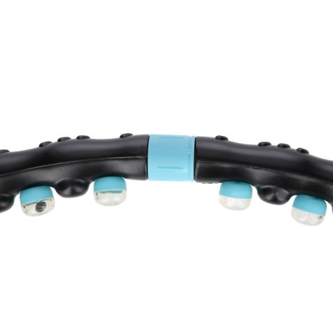 HHP006 BLACK-BLUE HULA HOP MASUJĄCY Z MAGNESAMI 98CM HMS HMS HHP006 BLACK-BLUE HULA HOP MASUJĄCY Z MAGNESAMI 98CM HMS HMS