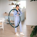 HHP006 BLACK-BLUE HULA HOP MASUJĄCY Z MAGNESAMI 98CM HMS HMS