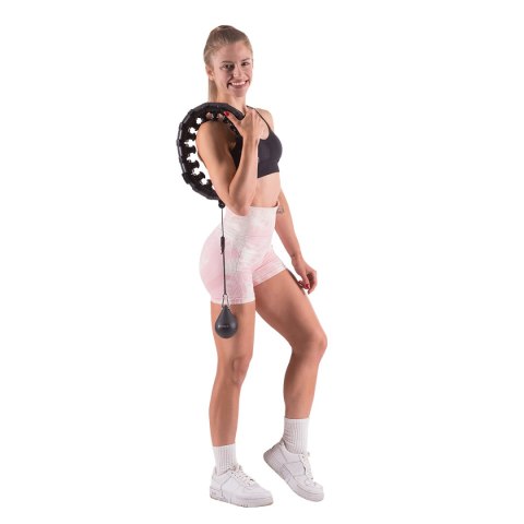 HHW01 HULA HOP BLACK Z WYPUSTKAMI I OBCIĄŻNIKIEM HMS HMS HHW01 HULA HOP BLACK Z WYPUSTKAMI I OBCIĄŻNIKIEM HMS HMS