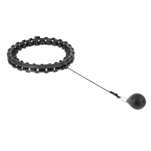 HHW01 HULA HOP BLACK Z WYPUSTKAMI I OBCIĄŻNIKIEM HMS HMS HHW01 HULA HOP BLACK Z WYPUSTKAMI I OBCIĄŻNIKIEM HMS HMS
