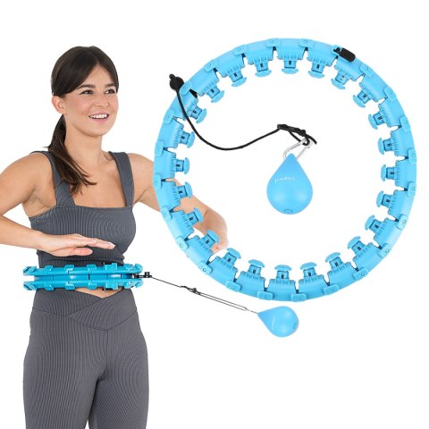 HHW01 HULA HOP BLUE Z WYPUSTKAMI I OBCIĄŻNIKIEM HMS HMS HHW01 HULA HOP BLUE Z WYPUSTKAMI I OBCIĄŻNIKIEM HMS HMS