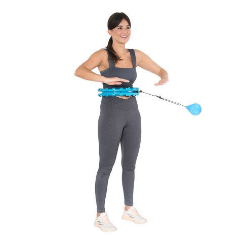 HHW01 HULA HOP BLUE Z WYPUSTKAMI I OBCIĄŻNIKIEM HMS HMS HHW01 HULA HOP BLUE Z WYPUSTKAMI I OBCIĄŻNIKIEM HMS HMS