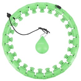HHW01 HULA HOP GREEN Z WYPUSTKAMI I OBCIĄŻNIKIEM HMS HMS