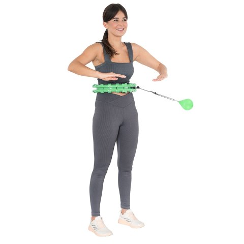 HHW01 HULA HOP GREEN Z WYPUSTKAMI I OBCIĄŻNIKIEM HMS HMS HHW01 HULA HOP GREEN Z WYPUSTKAMI I OBCIĄŻNIKIEM HMS HMS