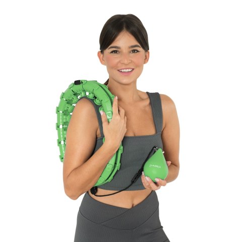 HHW01 HULA HOP GREEN Z WYPUSTKAMI I OBCIĄŻNIKIEM HMS HMS HHW01 HULA HOP GREEN Z WYPUSTKAMI I OBCIĄŻNIKIEM HMS HMS