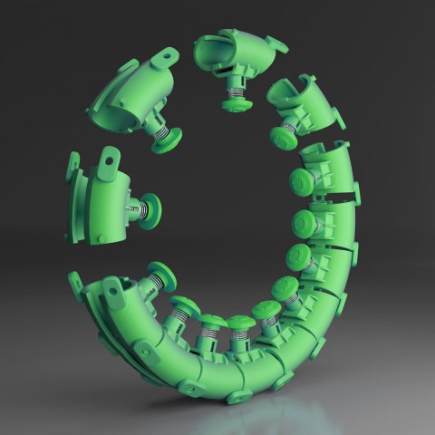 HHW01 HULA HOP GREEN Z WYPUSTKAMI I OBCIĄŻNIKIEM HMS HMS HHW01 HULA HOP GREEN Z WYPUSTKAMI I OBCIĄŻNIKIEM HMS HMS