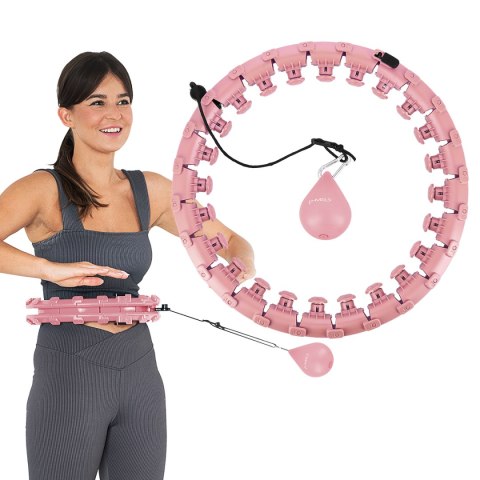 HHW01 HULA HOP PINK Z WYPUSTKAMI I OBCIĄŻNIKIEM HMS HMS HHW01 HULA HOP PINK Z WYPUSTKAMI I OBCIĄŻNIKIEM HMS HMS