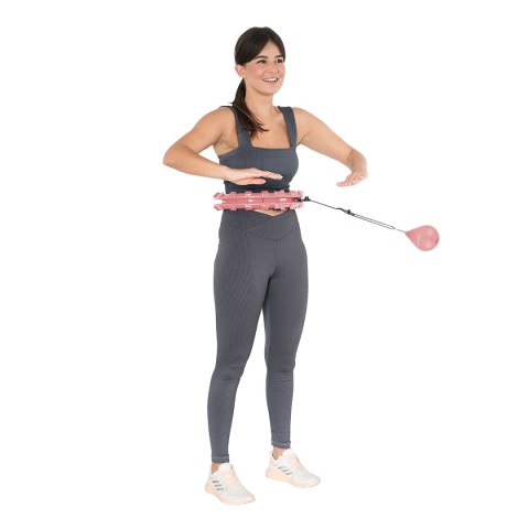 HHW01 HULA HOP PINK Z WYPUSTKAMI I OBCIĄŻNIKIEM HMS HMS HHW01 HULA HOP PINK Z WYPUSTKAMI I OBCIĄŻNIKIEM HMS HMS