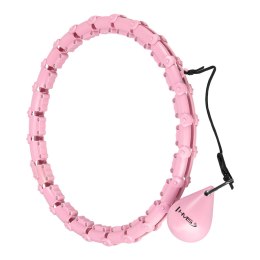 HHW02 HULA HOP LIGHT PINK Z WYPUSTKAMI I OBCIĄŻNIKIEM HMS HMS