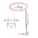 HHW06 HULA HOP PINK Z WYPUSTKAMI I OBCIĄŻNIKIEM + LICZNIK HMS HMS