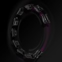 HHW11 PLUS SIZE HULA HOP BLACK Z WYPUSTKAMI I OBCIĄŻNIKIEM HMS HMS
