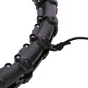 HHW11 PLUS SIZE HULA HOP BLACK Z WYPUSTKAMI I OBCIĄŻNIKIEM HMS HMS