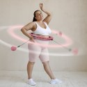 HHW11 PLUS SIZE HULA HOP LIGHT PINK Z WYPUSTKAMI I OBCIĄŻNIKIEM HMS HMS