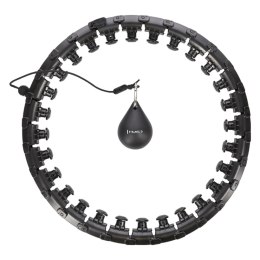 HHW12 PLUS SIZE HULA HOP BLACK Z WYPUSTKAMI I OBCIĄŻNIKIEM HMS HMS