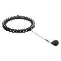 HHW12 PLUS SIZE HULA HOP BLACK Z WYPUSTKAMI I OBCIĄŻNIKIEM HMS HMS