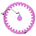 HHW12 PLUS SIZE HULA HOP VIOLET Z WYPUSTKAMI I OBCIĄŻNIKIEM HMS HMS