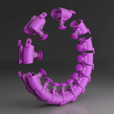 HHW12 PLUS SIZE HULA HOP VIOLET Z WYPUSTKAMI I OBCIĄŻNIKIEM HMS HMS HHW12 PLUS SIZE HULA HOP VIOLET Z WYPUSTKAMI I OBCIĄŻNIKIEM HMS HMS