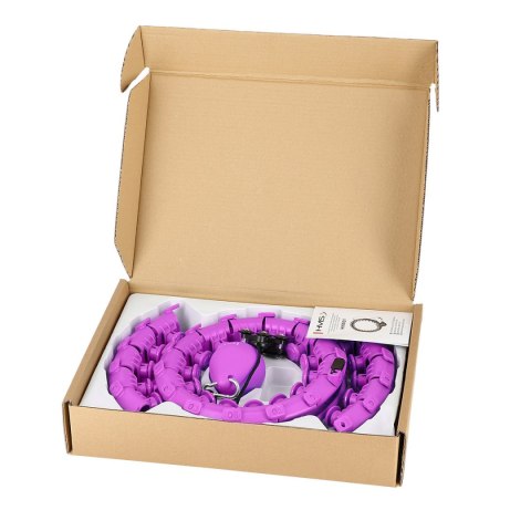 HHW12 PLUS SIZE HULA HOP VIOLET Z WYPUSTKAMI I OBCIĄŻNIKIEM HMS HMS HHW12 PLUS SIZE HULA HOP VIOLET Z WYPUSTKAMI I OBCIĄŻNIKIEM HMS HMS