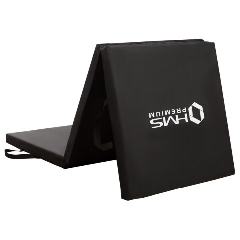 MGS02 BLACK MATERAC GIMNASTYCZNY SKŁADANY 1800x600MM HMS PREMIUM HMS PREMIUM