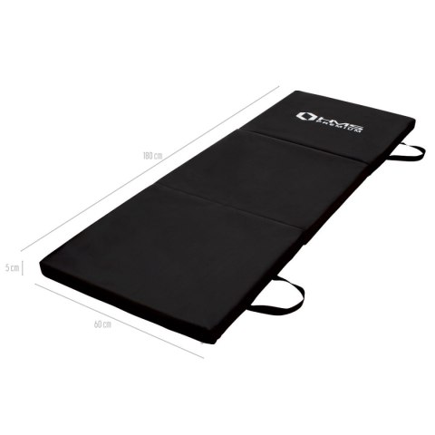 MGS02 BLACK MATERAC GIMNASTYCZNY SKŁADANY 1800x600MM HMS PREMIUM HMS PREMIUM MGS02 BLACK MATERAC GIMNASTYCZNY SKŁADANY 1800x600MM HMS PREMIUM HMS PREMIUM