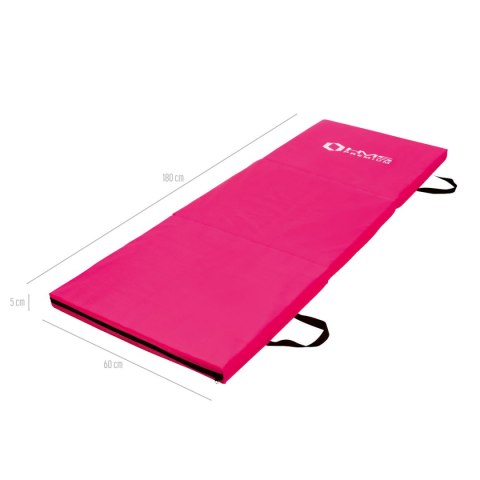 MGS02 PINK MATERAC GIMNASTYCZNY SKŁADANY 1800x600MM HMS PREMIUM HMS PREMIUM MGS02 PINK MATERAC GIMNASTYCZNY SKŁADANY 1800x600MM HMS PREMIUM HMS PREMIUM