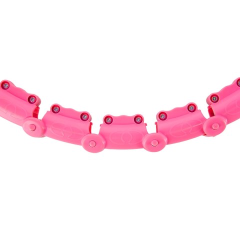 OHA02 HULA HOP PINK Z WYPUSTKAMI I OBCIĄŻNIKIEM ONE FITNESS ONE FITNESS OHA02 HULA HOP PINK Z WYPUSTKAMI I OBCIĄŻNIKIEM ONE FITNESS ONE FITNESS