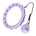 OHA02 HULA HOP VIOLET Z WYPUSTKAMI I OBCIĄŻNIKIEM ONE FITNESS ONE FITNESS