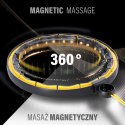 HHM21 HULA HOP BLACK/YELLOW Z MAGNESAMI, WYPUSTKAMI TPE I OBCIĄŻNIKIEM + LICZNIK HMS HMS