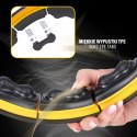 HHM21 HULA HOP BLACK/YELLOW Z MAGNESAMI, WYPUSTKAMI TPE I OBCIĄŻNIKIEM + LICZNIK HMS HMS